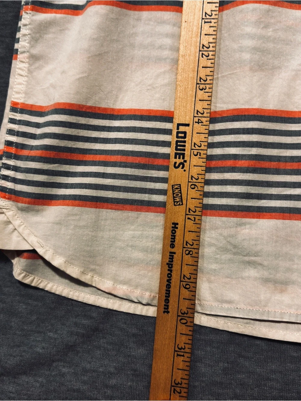 The North Face Shirt Mens size Large Baytrail Woven Cotton Striped Button-Up